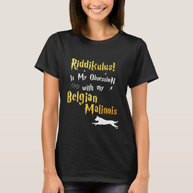 Camiseta Malinois belga Riddikulus Malinois belga (Anverso)