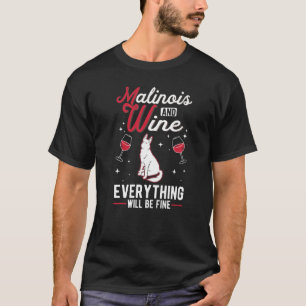 Camiseta Malinois Belga Y Meche De Perro Pastor Holandés