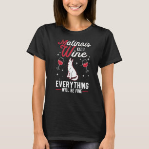 Camiseta Malinois Belga Y Meche De Perro Pastor Holandés
