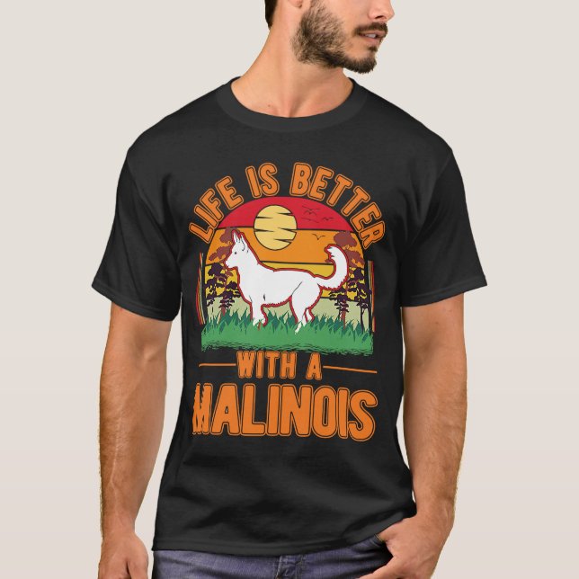 Camiseta Malinois Chica Dutch Shepherd Mechelse Herder Mali (Anverso)
