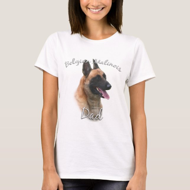 Camiseta Malinois Dad 2 de Bélgica (Anverso)