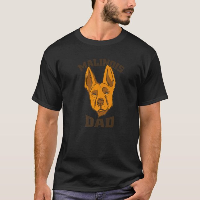 Camiseta Malinois Dad Dad Dog Owner Belga Malinois 2 (Anverso)