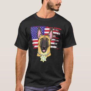 Camiseta Malinois K9 German Shepherd American Polic