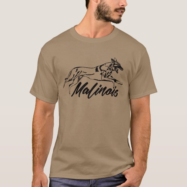 Camiseta Malinois - pastor belga (Anverso)