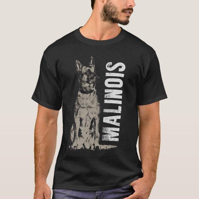 Camiseta Malinois - pastor belga - Mechelaar (Anverso)