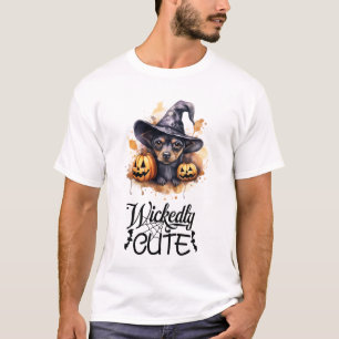 Camiseta Malintencionadamente lindo Dachshund Witch