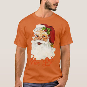 Camiseta Mall Santa Nice List no 1