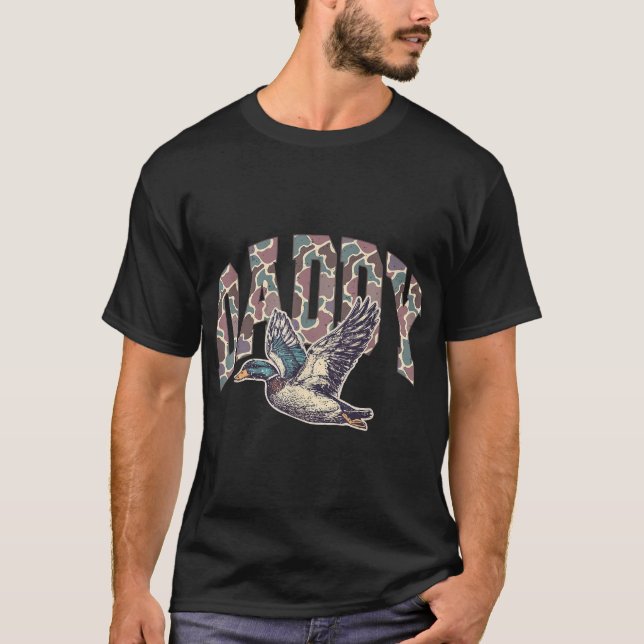 Camiseta Mallard Duck Hunting Dad (Anverso)
