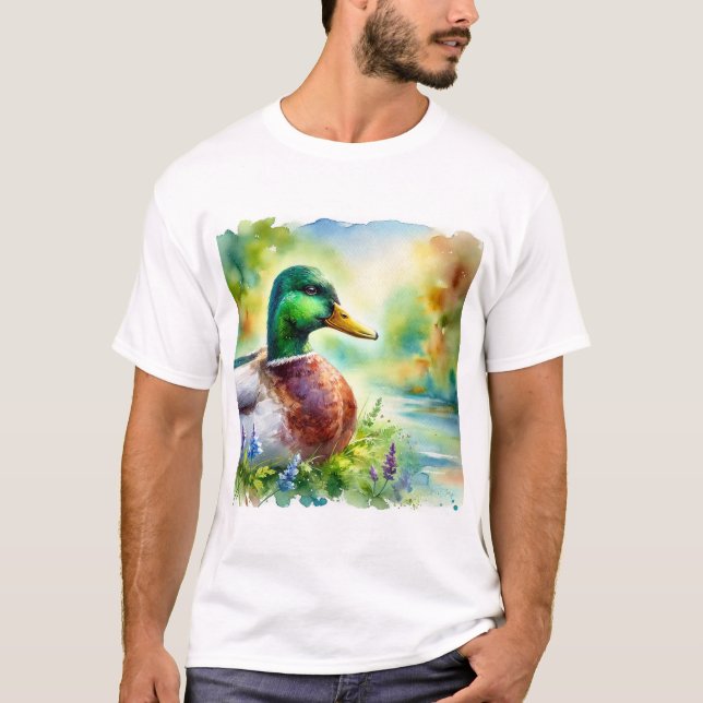 Camiseta Mallard Duck in Light and Color 040924AREF118 - Wa (Anverso)