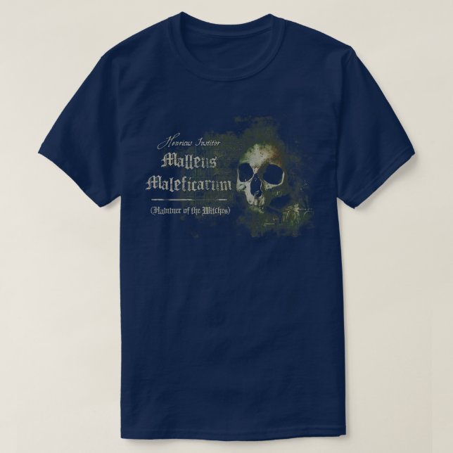 Camiseta Malleus Maleficarum el martillo de las brujas (Diseño del anverso)