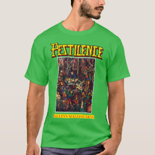 Camiseta Mallevs Maleficarvm y Pestilence Old School Thrash