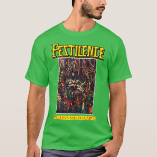 Camiseta Mallevs Maleficarvm y Pestilence Old School Thrash