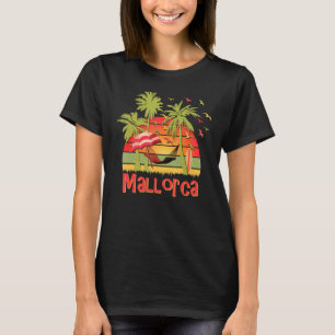 Camiseta Mallorca Spain Beach Hammock Sunset