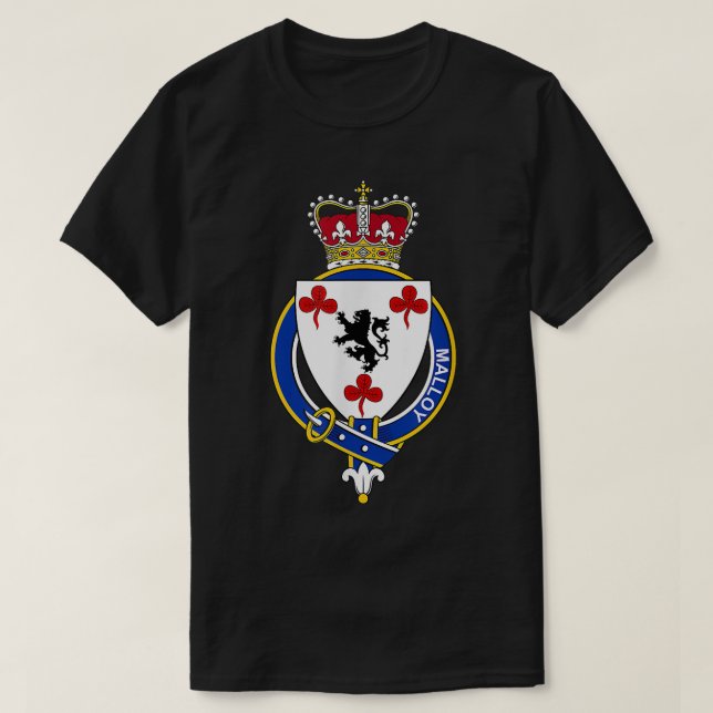 Camiseta Malloy Coat of Arms Crest  (Diseño del anverso)
