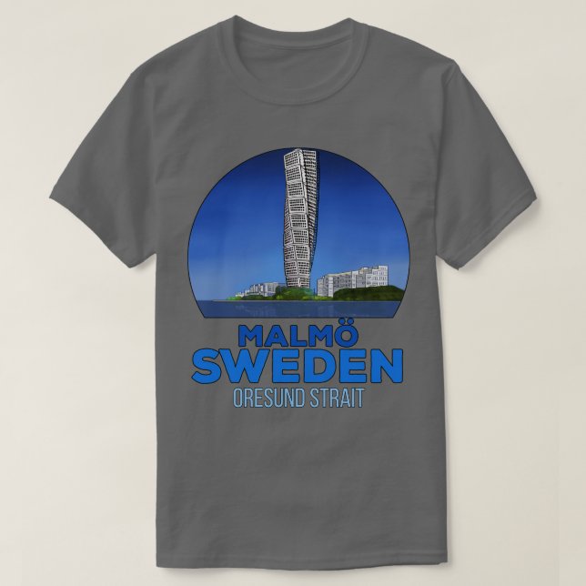 Camiseta Malmo de Suecia (Diseño del anverso)