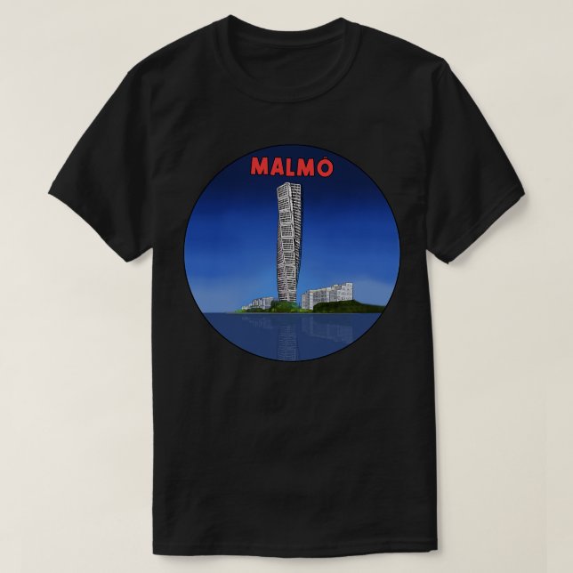 Camiseta Malmo Escandinavo Suecia (Diseño del anverso)