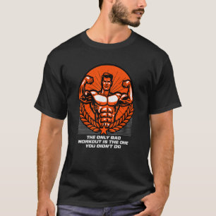 Camiseta Malo entrenamiento es el que no hiciste gimnasio H