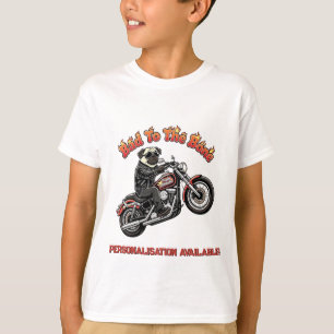Camiseta Malo Hasta El Tuétano Pug Biker Pugly Actitud