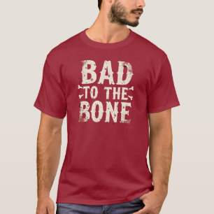 Camiseta Malo hasta los huesos Esqueleto divertido de Hal