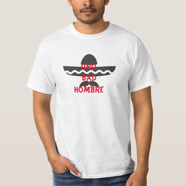 Camiseta Malo Hombre del Uno (Anverso)