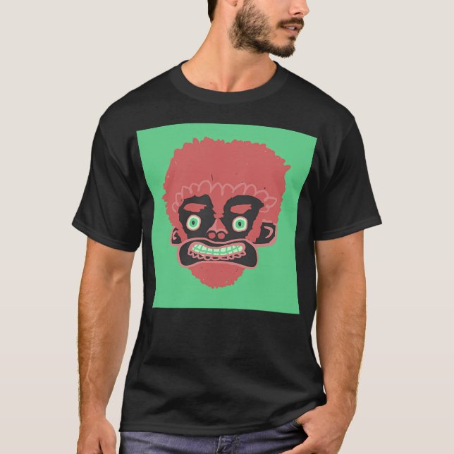 Camiseta Malo Mono Espacial (Anverso)
