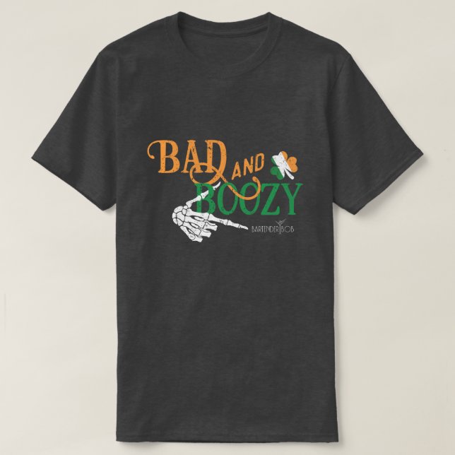 Camiseta Malo Y Acogedor (Diseño del anverso)