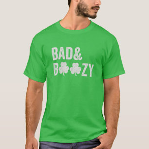 Camiseta Malo Y Acosador Gracioso San Patricio Día Beber Gi