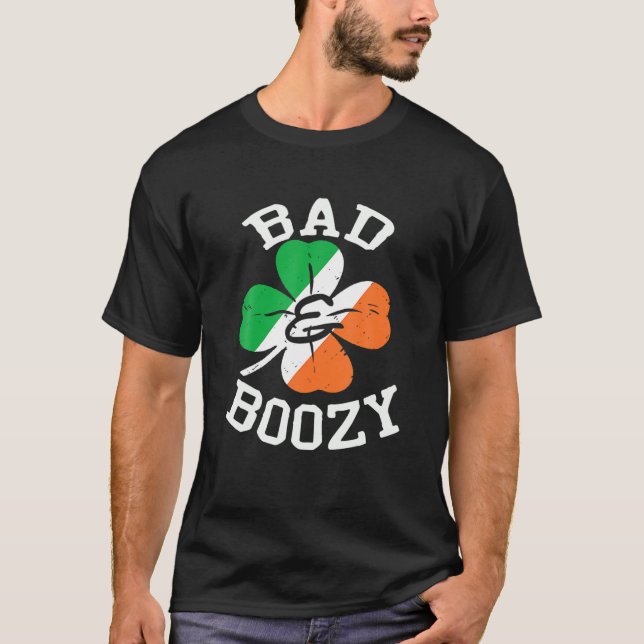 Camiseta Malo y adorable Día de San Patricio, Sham de beber (Anverso)