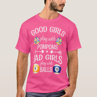 Camiseta Malos Chicas Juegan Con Balls Billiards Pool Billi