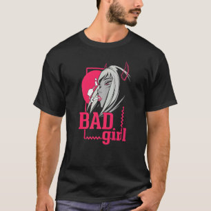 Camiseta Malos Chicas sin ángel rebelde mala actitud travie