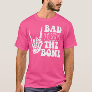 Camiseta Malos Dos Años El Cumpleaños Óseo 2 Años