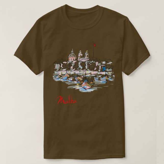 Camiseta malta (Diseño del anverso)
