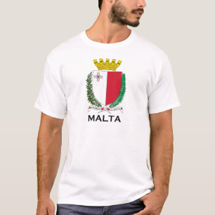 Camiseta MALTA - emblema/escudo de armas/símbolo/bandera