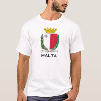 Camiseta MALTA - emblema/escudo de armas/símbolo/bandera