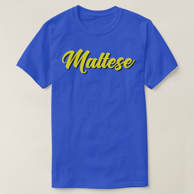 Camiseta Malta maltesa (Diseño del anverso)