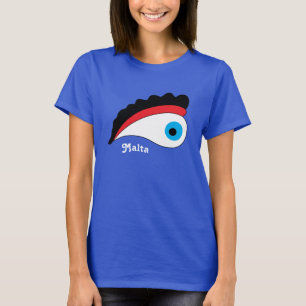 Camiseta Malta Vacaciones Bote De Pesca Ojo De Protección