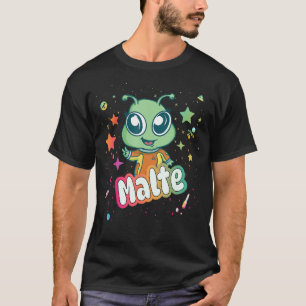 Camiseta MALTE - Nombre de niño pequeño con un extraño lind