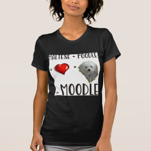 Camiseta Maltés + Caniche = Moodle