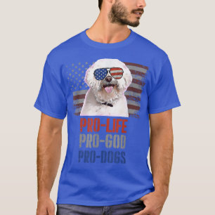 Camiseta Maltés Pro Life Pro God Pro Dogs