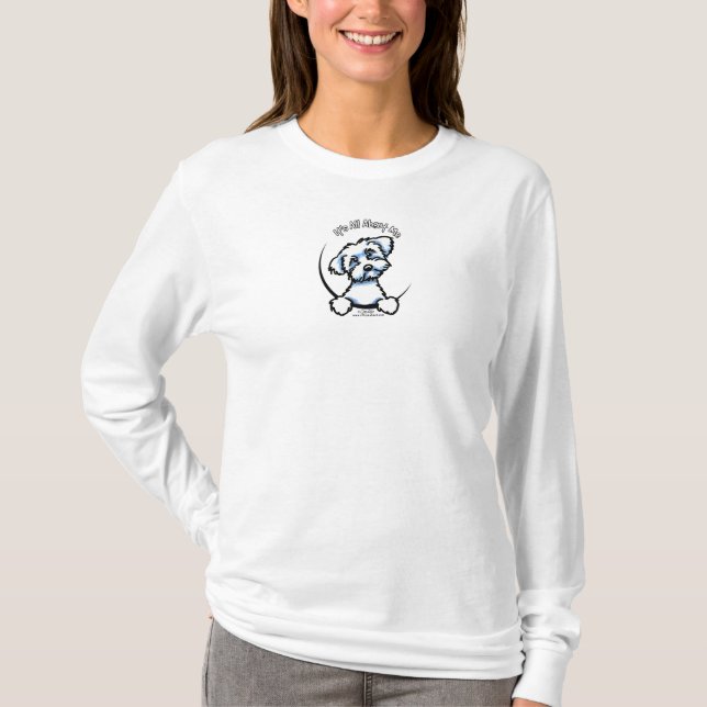 Camiseta Maltés Todo Sobre Mí (Anverso)