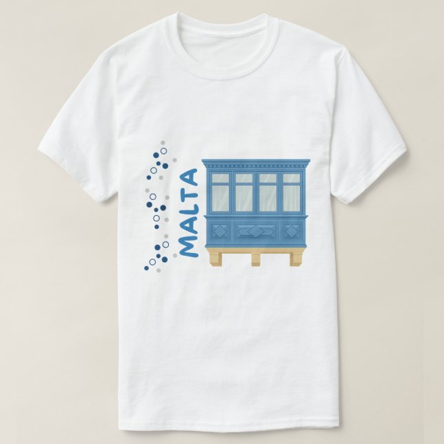 Camiseta maltesa de balcón (Diseño del anverso)