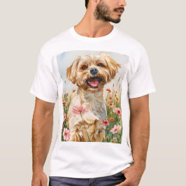 Camiseta Maltese Watercolor Men's T-Shirt