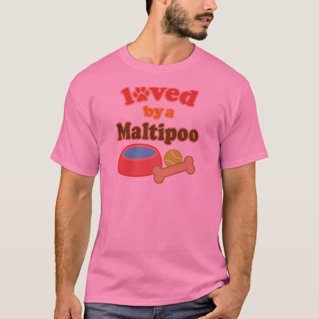 Camiseta maltipoo amado cerca (Anverso)