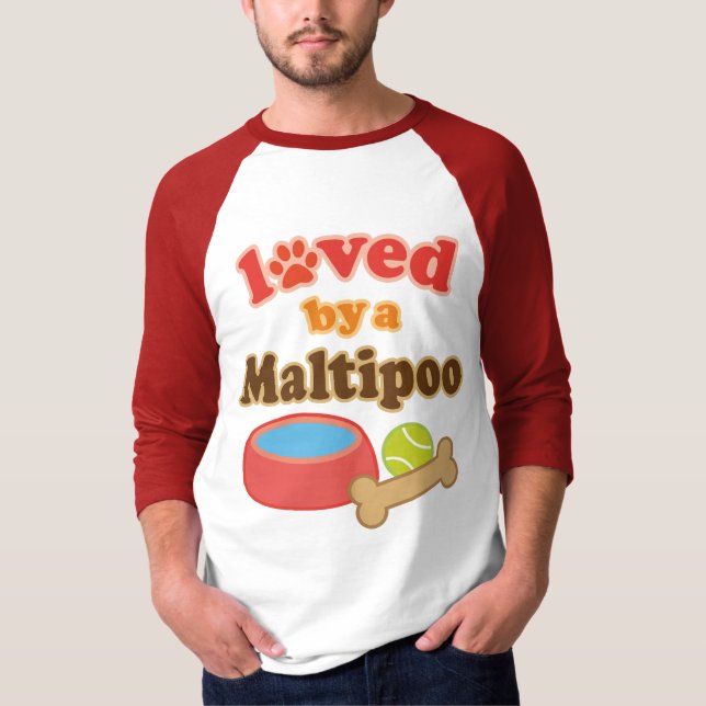 Camiseta maltipoo amado cerca (Anverso)