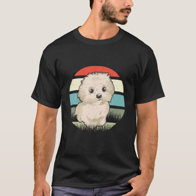 Camiseta Maltipoo Des, propietario maltés de pimienta (Anverso)