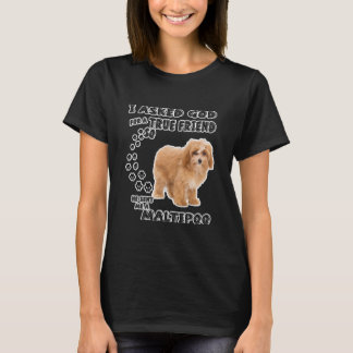 Camiseta Maltipoo dice papá de caniche maltés a mamá