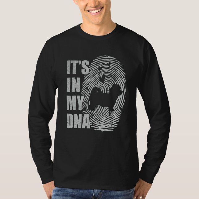Camiseta Maltipoo DNA Dog Mom Dad Dog (Anverso)