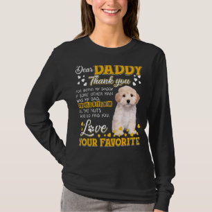Camiseta Maltipoo Querido Papi Gracias Por Ser Mi Papi