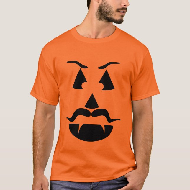 Camiseta malvada de la calabaza del vampiro del (Anverso)