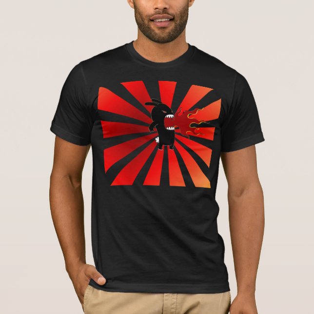 Camiseta malvada del conejito (Anverso)